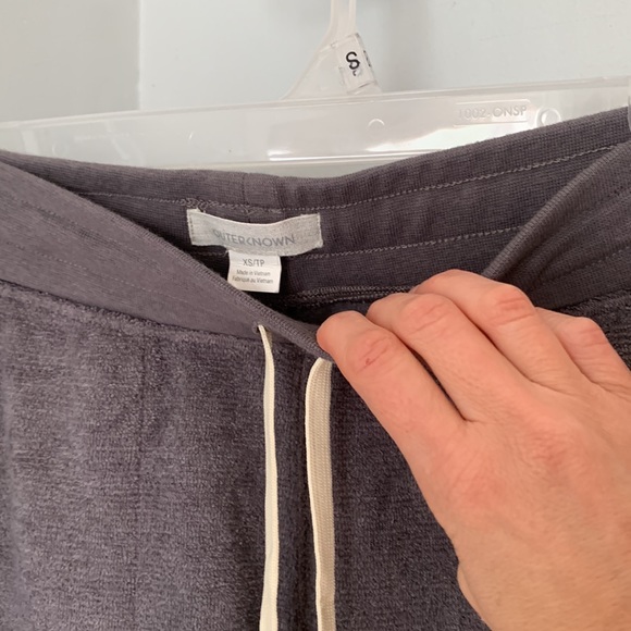 Outerknown extra small terry cloth joggers, gray excellent used condition - Picture 2 of 5